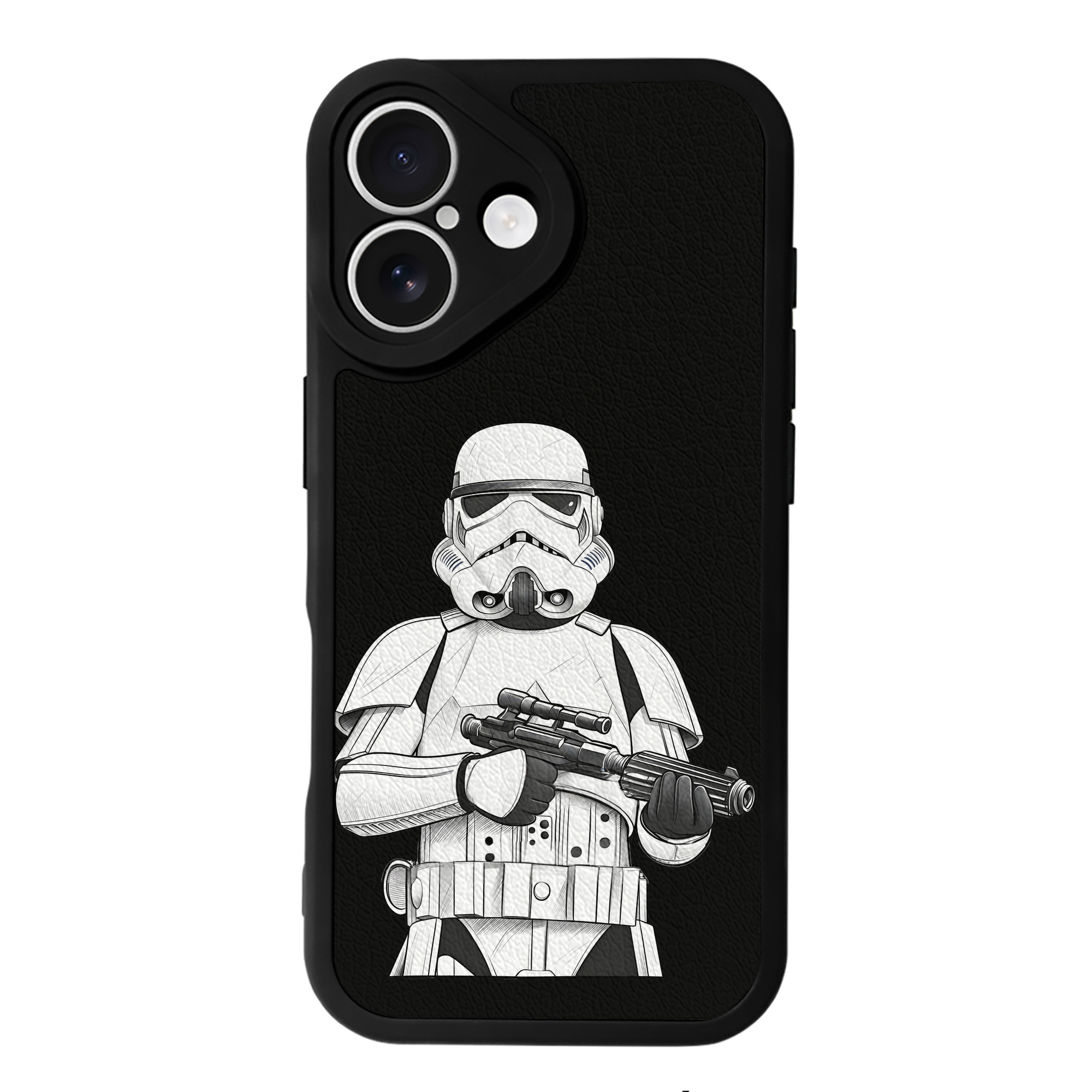 （画像用） スター・ウォーズ Star Wars 【iPhone 16シリーズ対応】シリコンスマホケース（レザー調） 材質：シリコン